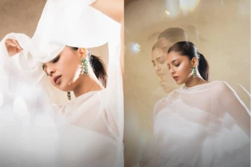 வெள்ளை நிற உடையில் ஐஸ்வர்யா லட்சுமி எப்படி உள்ளார் பாருங்க.. ரசிகர்கள் ஷாக்!