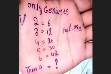 Brain Teaser Maths: மேதைகளால் மட்டுமே புதிரை தீர்க்க முடியும்...உங்களால் முடியுமா?