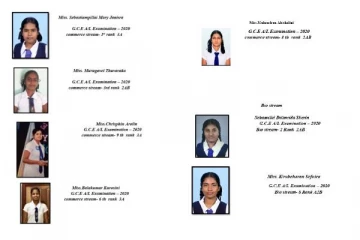 வணிக பிரிவில் முதல் இடத்தை பெற்றுள்ள மன்/புனித சவேரியார் பெண்கள் தேசிய பாடசாலை