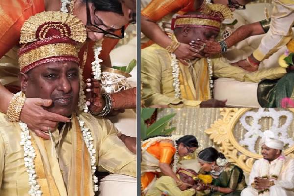 மகளின் திருமணத்தில் எமோஷனலான தந்தை: கண்ணீர் மல்க வைக்கும் காட்சி! | Father Daughter Emotional Moment In Wedding Video