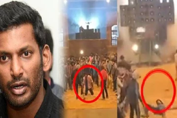 படப்பிடிப்பில் விபத்து...நூலிலையில் உயிர் தப்பிய விஷால்.!