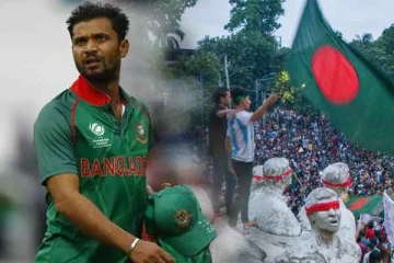 பங்களாதேஷில் கட்டுக்கடங்காத வன்முறை: கிரிக்கெட் வீரரின் வீட்டுக்கு தீ வைப்பு