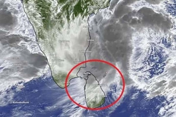 வானிலையில் மாற்றம் ; முல்லைத்தீவு கடற்கரை வழியாக நாட்டிற்குள் நுழையும் தாழமுக்கம்