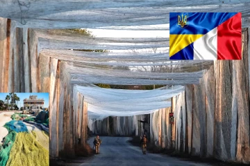 உக்ரைனை பாதுகாக்க உதவும் பிரான்ஸ் வழங்கிய பழைய மீன் வலைகள்