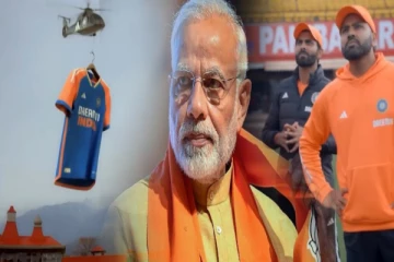 காவிக்கு மாறிய இந்திய அணியின் புதிய ஜெர்சி !