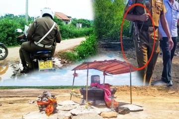 வெடுக்குநாறி ஆலய நிர்வாகத்தினரை துப்பாக்கியால் சுட்டு கைது செய்ய உத்தரவிட்ட பொலிஸ் நிலைய பொறுப்பதிகாரி