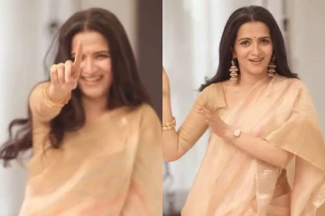 பத்தவைக்கும் ஆட்டம்!! சேலையில் எடுத்த ரீல்ஸ் வீடியோவை பகிர்ந்து தொகுப்பாளினி டிடி..