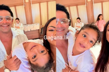 කාලෙකට පස්සේ ශලනී නැන්දට පුංචි සාරන්‍යාව හම්බවෙලා...බලන්නකෝ මේ දෙන්නගෙ කෝලම..(PHOTOS)