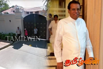 மைத்திரி வீட்டிற்கு முன்னால் பரபரப்பை ஏற்படுத்திய மர்ம பெண்