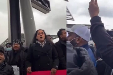 கனடாவில் இலங்கை தேசிய கீதத்தை பாடியபடி கோட்டாபயவுக்கு எதிராக மக்கள் போராட்டம்! வீடியோ காட்சி