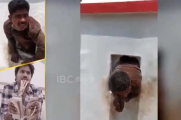 கோவிலில் திருடச் சென்ற இளைஞரின் பரிதாபநிலை! தீயாய் பரவும் காட்சி