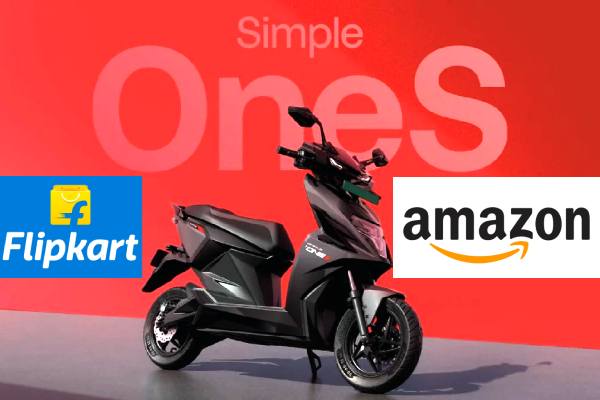 Simple Energy electric scooter online, Simple One Gen 1.5 Amazon Flipkart, Buy EV scooter online India 2025, Simple OneS Flipkart sale, Electric scooter festive offers 2025, Simple Energy Amazon partnership, EV scooter doorstep delivery India, Best electric scooters India 2025
