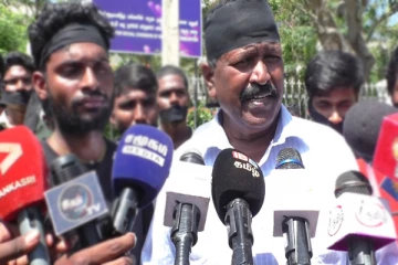 இலங்கையில் நீதி மரணித்து விட்டது: போராட்டக்களத்தில் ரவிகரன் விசனம்
