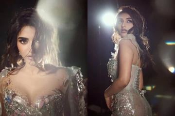 நடிகை ஸ்ரீலீலா ட்ரெண்டி உடையில் ஹாட் போட்டோஷூட்