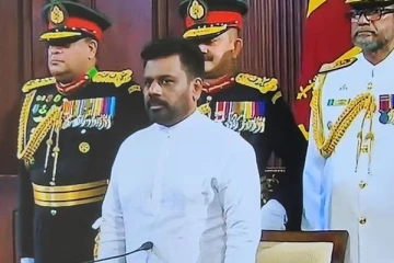 இலங்கையின் புதிய ஜனாதிபதி அநுரகுமார பதவியேற்பு!