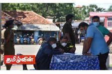 மன்னார் புதிய பேருந்து தரிப்பிடத்தில் சுமார் 200 பேருக்கு பி.சி.ஆர்.பரிசோதனை