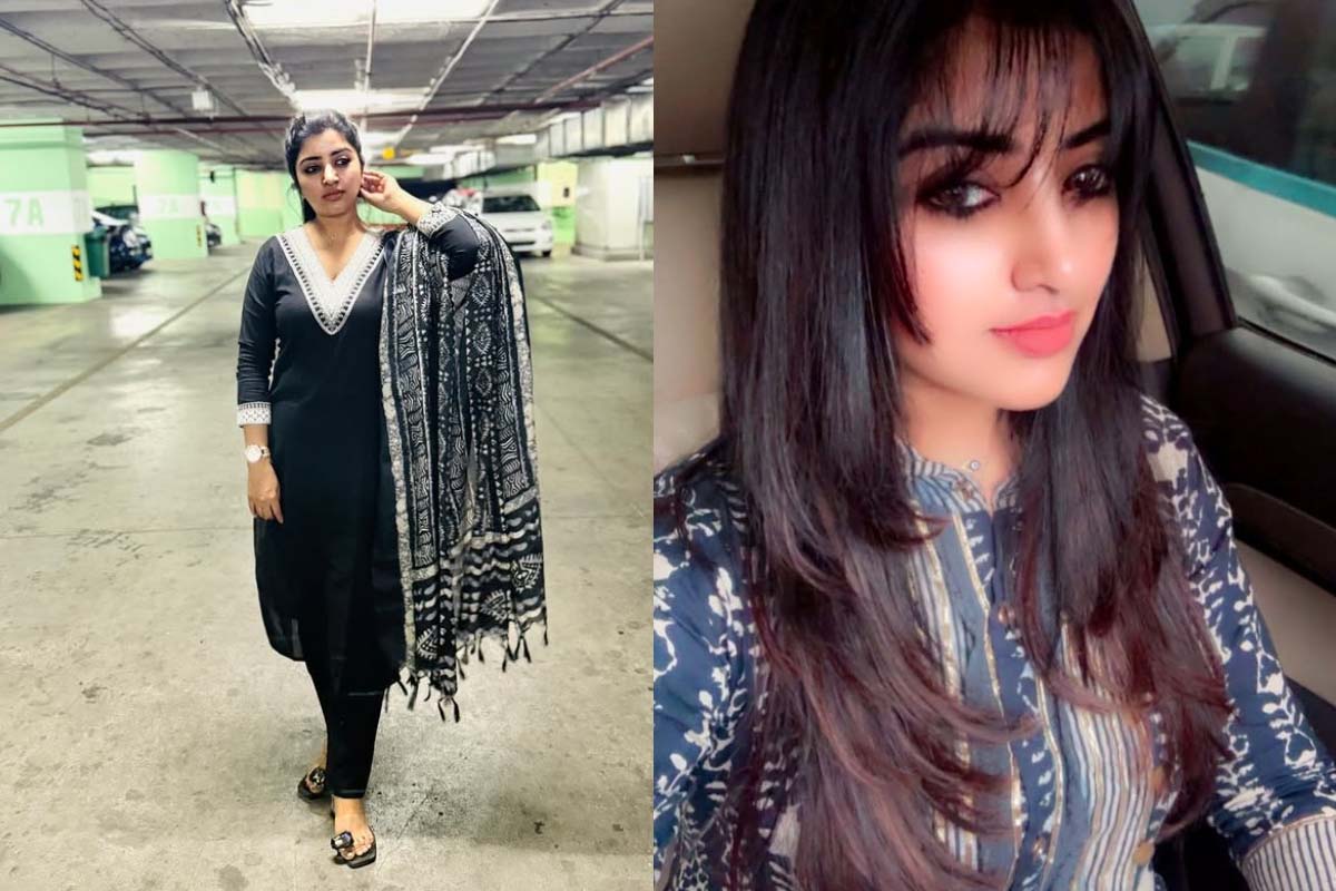 செம ஸ்டைலாக நடிகை மகாலட்சுமி வெளியிட்ட புகைப்படம் | Serial Actress Mahalakshmi Recent Photos Viral