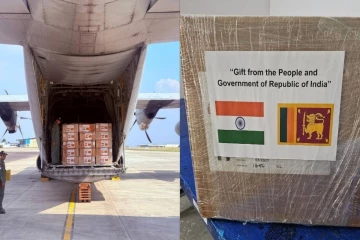 இலங்கைக்கு மருத்துவ உதவிகளை நன்கொடையாக வழங்கியது இந்தியா
