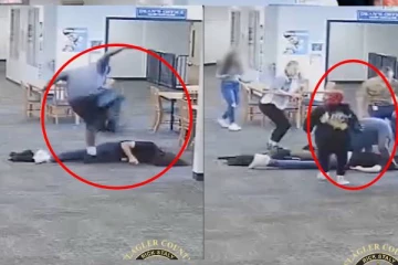 பெண் ஆசிரியையை அடித்து தள்ளிய பள்ளி மாணவர்: பின்னணியில் உள்ள காரணம்? வீடியோ