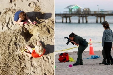 பிரித்தானிய கடற்கரையில் ராட்சத குழியை தோண்டிய சிறுவர்கள்: வீடியோ வெளியிட்ட அதிகாரிகள் எச்சரிக்கை!