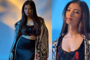 20 வயதில் ஸ்டன்னிங் லுக்கில் மிரட்டும் நடிகை சாரா அர்ஜுன்!! வீடியோ..