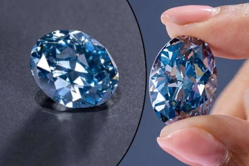 359 கோடி ரூபாய்க்கு ஏலத்தில் விடப்படும் உலகின் மிகப்பெரிய நீல வைரக்கல் (VIDEO)