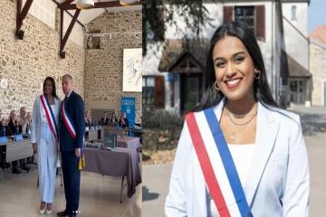 பிரான்ஸ் Pontault-Combault நகர துணை மேயராக பதவியேற்ற யாழ்ப்பாண யுவதி