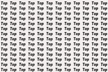 Optical illusion: இதில் வித்தியாசமான சொல்லை கண்டுபிடிக்க முடியுமா?