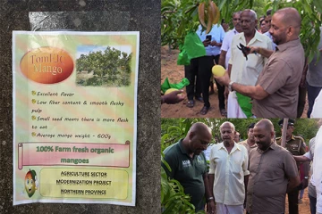 யாழ். மாம்பழ உற்பத்தி வலயத்திற்கு விவசாய அமைச்சர் விஜயம்(Photos)