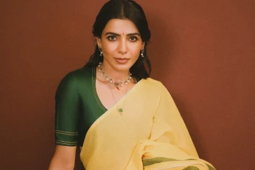 நடிகை சமந்தா சேலையில் அழகிய போட்டோஷூட்