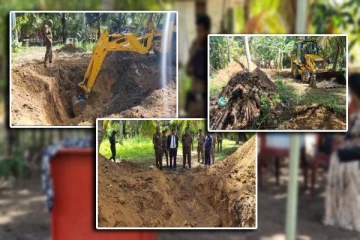 தமிழீழ விடுதலை புலிகளின் ஆயுதங்களைத் தேடி அகழ்வு பணி