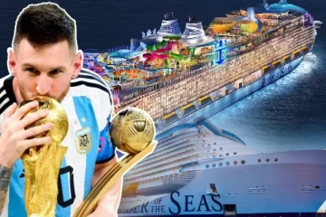 உலகின் மிகப்பெரிய பயணிகள் கப்பலின் பயணம் ஆரம்பம்: பெயர் சூட்டிய மெஸ்ஸி