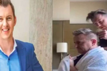 ஹேர் ஸ்டைலிஸ்ட்டாக மாறிய பிரெட் லீ: வைரலாகும் காணொளி