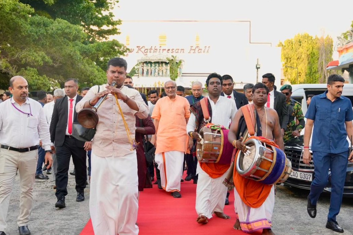 இந்திய துணை ஜனாதிபதி நுவரெலியாவுக்கு விஜயம் | Indian Vice President Visits Nuwara Eliya