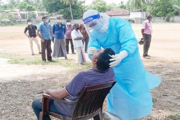 வாழைச்சேனையில் 51 நபர்களுக்கு பி.சி.ஆர் பரிசோதனை