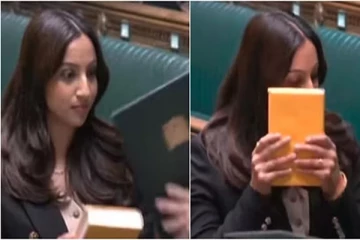 பிரித்தானிய நாடாளுமன்றத்தில் பகவத் கீதையின் மீது சத்தியப்பிரமாணம் செய்த பெண்