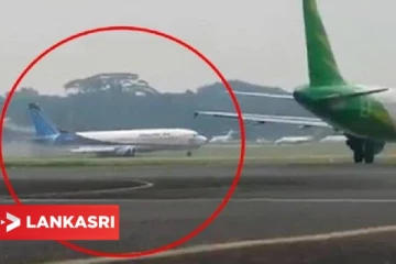 ஓடுபாதையிலிருந்து விலகி தாறுமாறாக ஓடி ஸ்கிட் அடித்த விமானம்! கமெராவில் சிக்கிய திகிலூட்டும் காட்சி