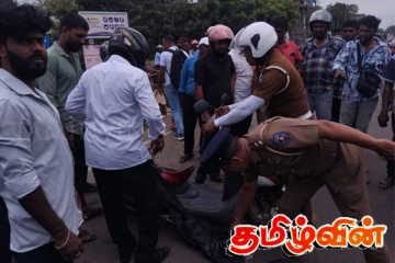 கிளிநொச்சியில் டிப்பர் வாகனம் மோதி விபத்து: தாயும் மகளும் படுகாயம்