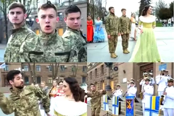 நாட்டு நாட்டு பாடலுக்கு நடனமாடிய உக்ரைன் ராணுவ வீரர்கள்! வைரலாகும் வீடியோ