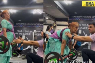 68 வயசா? ஜிம்மில் மாஸ் காட்டும் பாட்டி - வாய்பிளக்க வைக்கும் வீடியோ