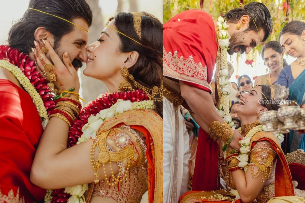 திருமணத்தில் நடிகை ராஷ்மிகா மந்தனா அணிந்த புடவையின் விலை என்ன தெரியுமா? | Rashmika Mandanna Marriage Saree Price Details