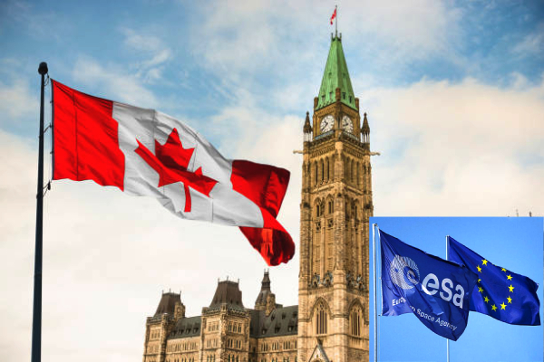 Canada ESA investment 2025, Canadian Space Agency funding, 528 million dollars ESA programs, Canada European space partnership, Canada space technology exports, ESA contracts Canadian companies, Canada defence and space research, Canada Ministerial Council ESA, Canada space sector GDP jobs, Canada global space collaboration