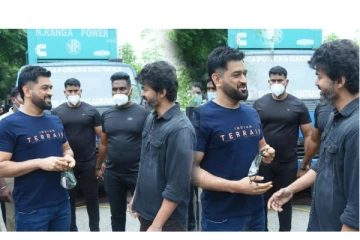 நடிகர் விஜய்யை நேரில் சந்தித்த தல டோனி! எதற்காக தெரியுமா? வெளியான புகைப்படம்