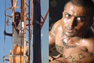 தற்கொலை செய்ய போவதாக டவரில் ஏறிய நபர் - கால் நடுங்கி இறக்கி விடுங்க என கதறல்! கஜினியின் பின்னணி என்ன?