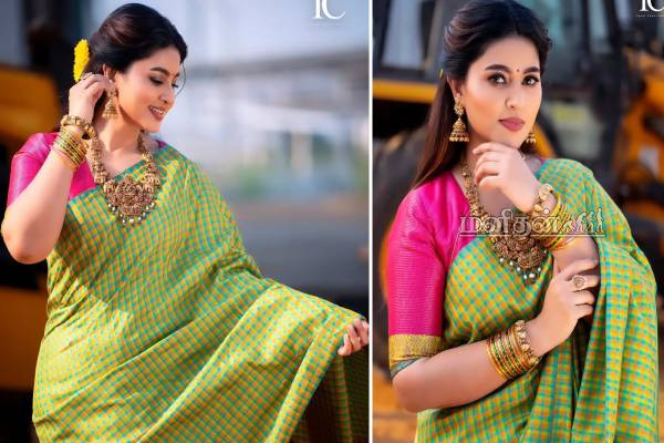 Photo Album: 40 வயது தாண்டியும் கொஞ்சம் கூட குறையாத அழகில் சினேகா | Sneha Saree Wear Photos Goes Viral