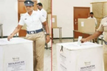 தபால் வாக்களிப்பின் போது போலீசாருக்கு பணம் கொடுத்த 2 பேர் கைது