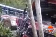 බස් දෙකක් ගැටී දරුණු අනතුරක්