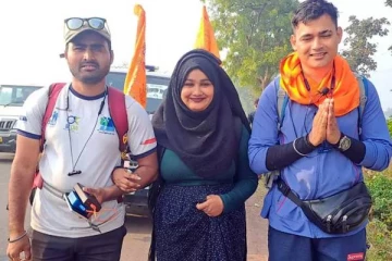 ராமர் மீது பக்தி - அயோத்தி கோவிலுக்கு 1,425 கி.மீ. தூரம் முஸ்லிம் பெண் நடை பயணம்!