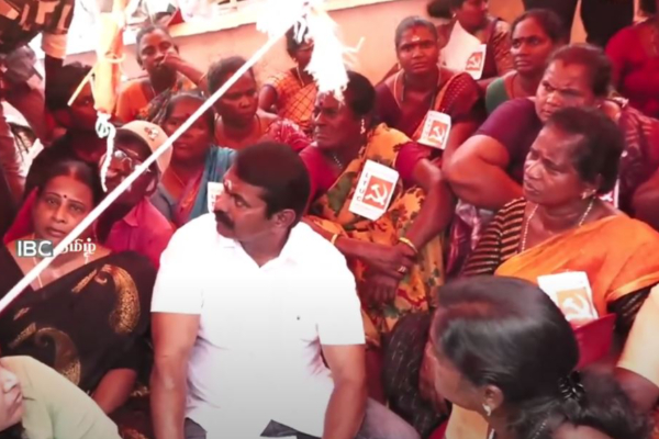 தூய்மை பணியாளர்கள் போராட்டம் சீமான்