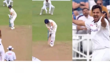 நங்கூரமாக நின்ற ஜோ ரூட்டை ஆசை காட்டி அவுட் ஆக்கிய ஷர்துல் தாகூர்! எப்படி தெரியுமா? வைரலாகும் வீடியோ